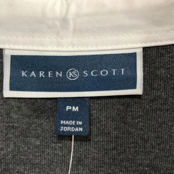 KAREN SCOTT Multiple Texture Top - Picture 4 of 6